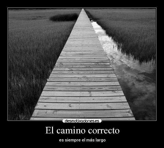 El camino correcto -