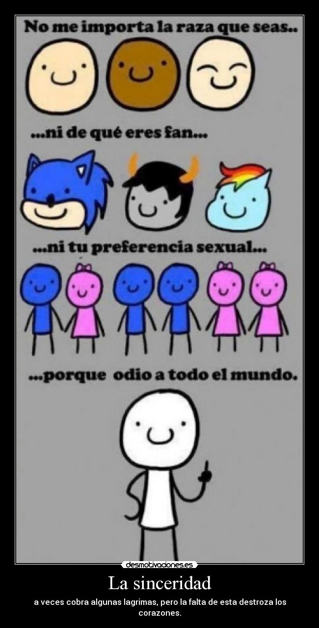 La sinceridad - 