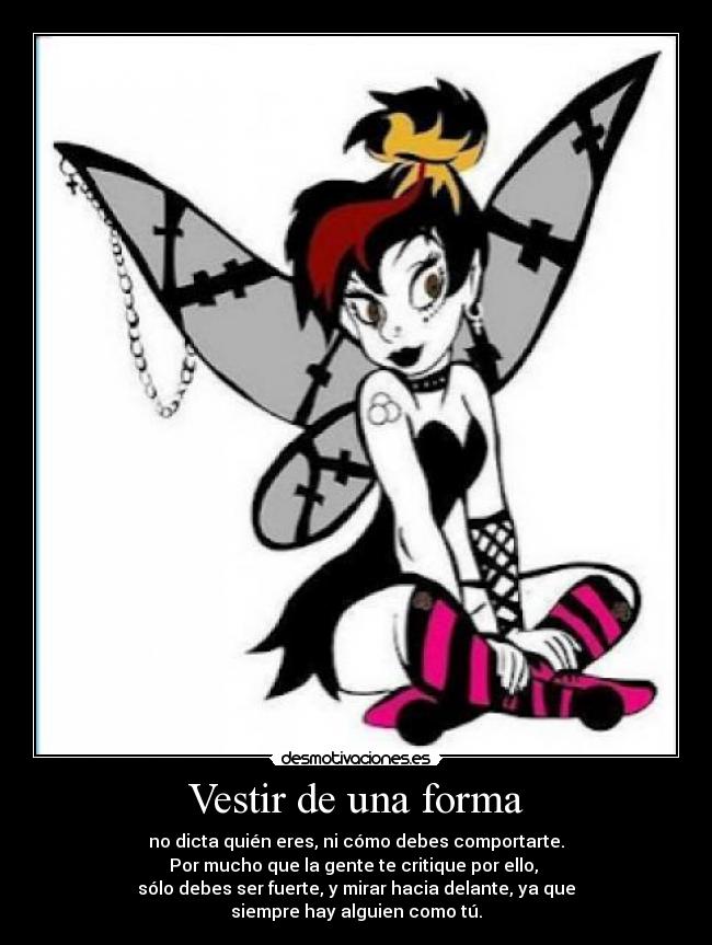 Vestir de una forma -