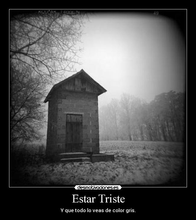 Estar Triste -