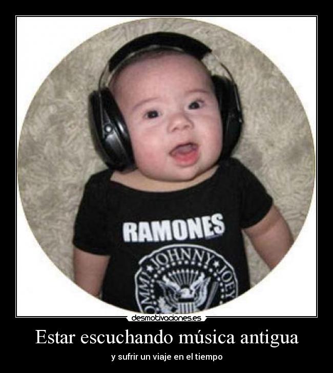Estar escuchando música antigua - y sufrir un viaje en el tiempo