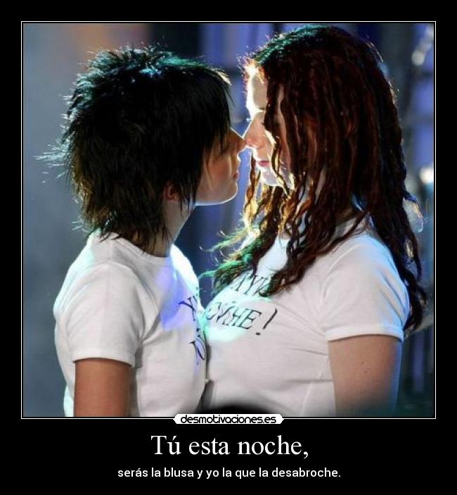 Tú esta noche, - 