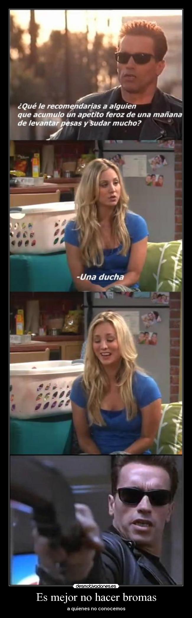 Es mejor no hacer bromas -