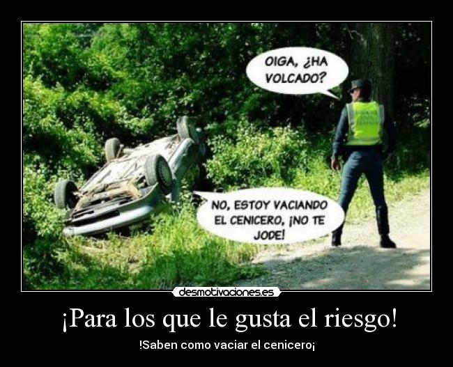 carteles coche cenicero desmotivaciones