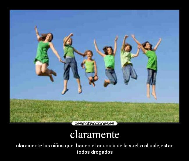 claramente -