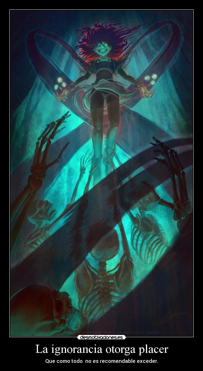 La ignorancia otorga placer -