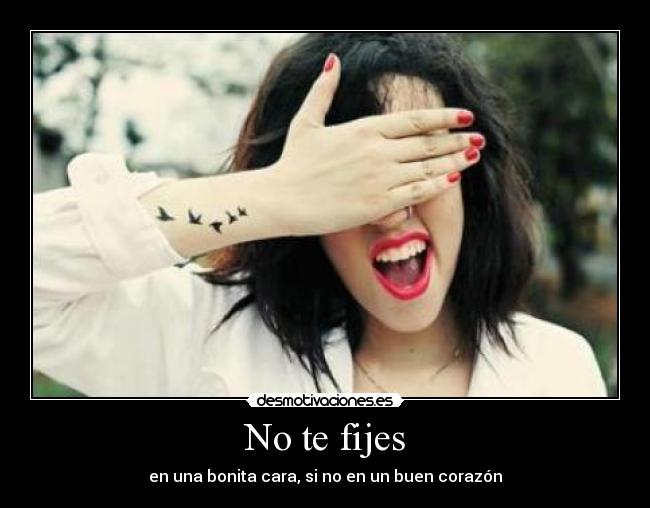 No te fijes -