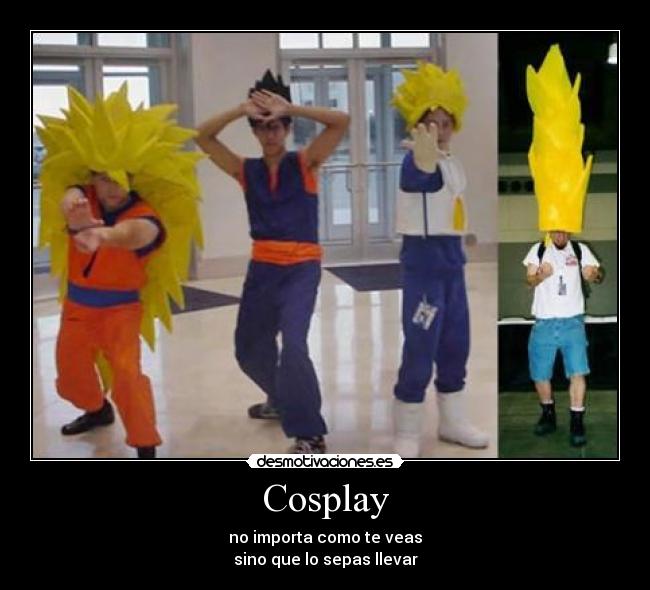 carteles cosplay otaku desmotivaciones