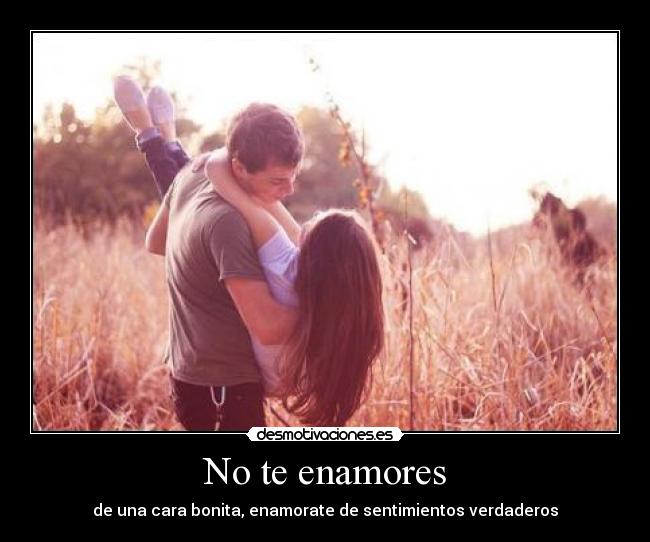 No te enamores -