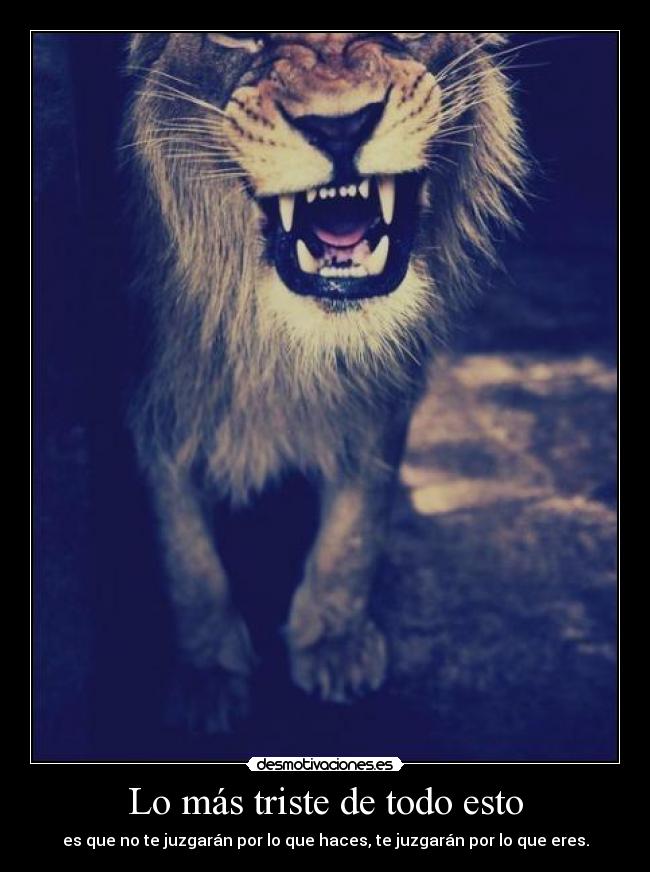 Lo más triste de todo esto - 