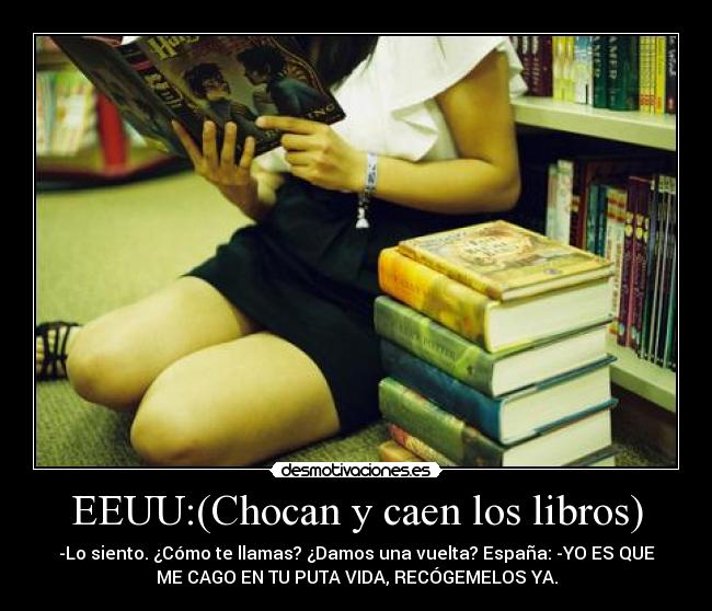 EEUU:(Chocan y caen los libros) - 