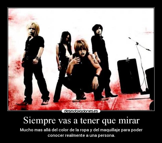 Siempre vas a tener que mirar - 