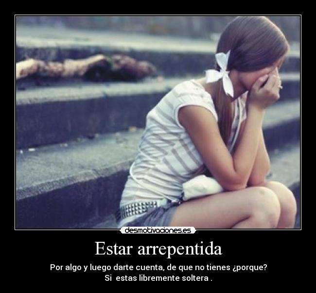Estar arrepentida - 