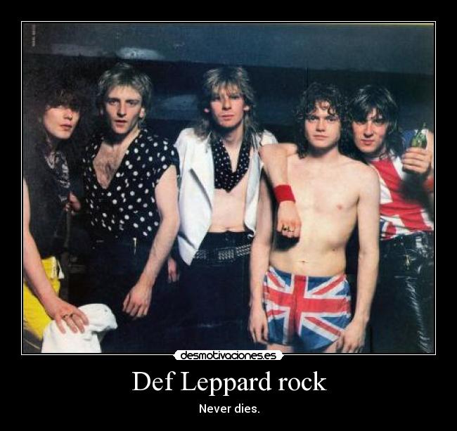 Def Leppard rock Desmotivaciones