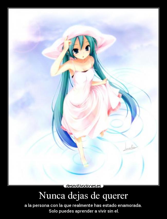 Nunca dejas de querer -