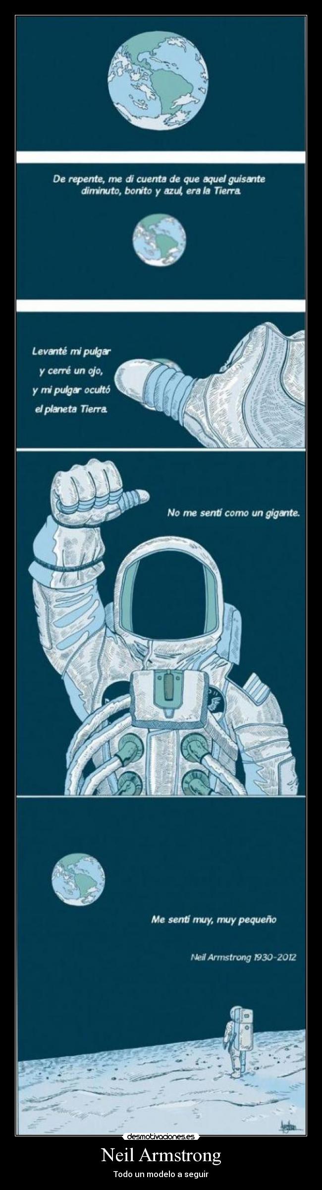 carteles neil armstrong todo modelo seguir desmotivaciones