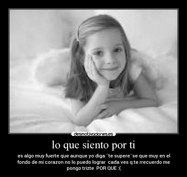 lo que siento por ti -
