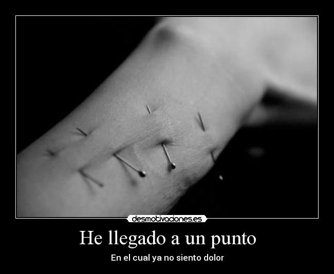 He llegado a un punto -