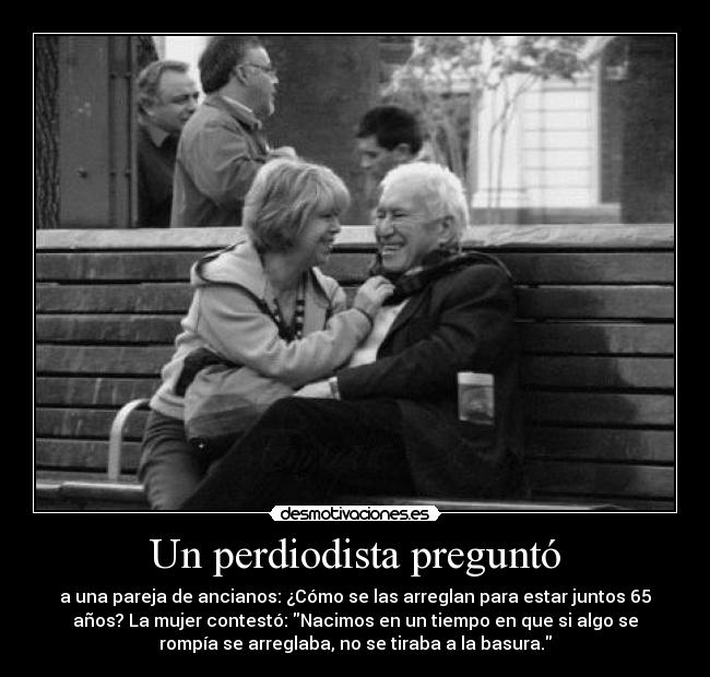 Un perdiodista preguntó - 