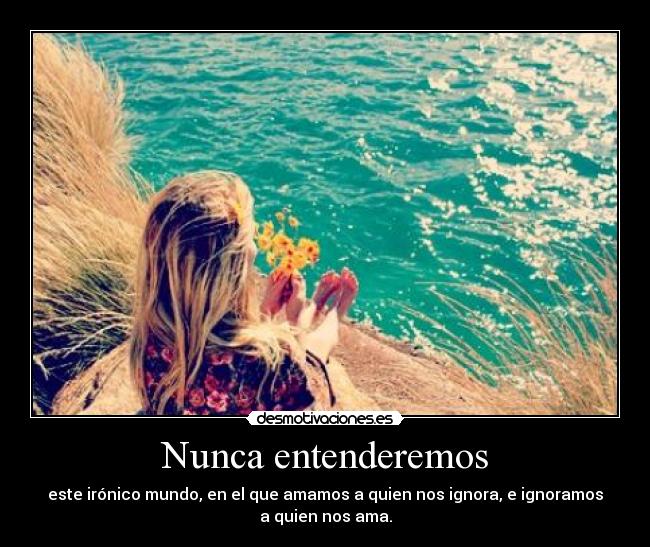 Nunca entenderemos -