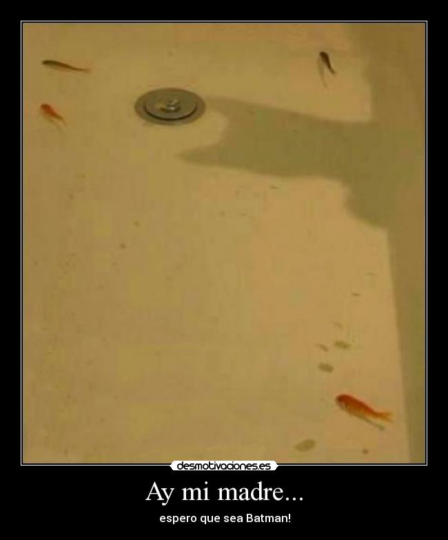 Ay mi madre... - espero que sea Batman!