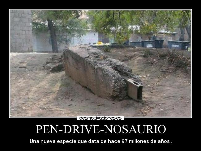 PEN-DRIVE-NOSAURIO - Una nueva especie que data de hace 97 millones de años .
