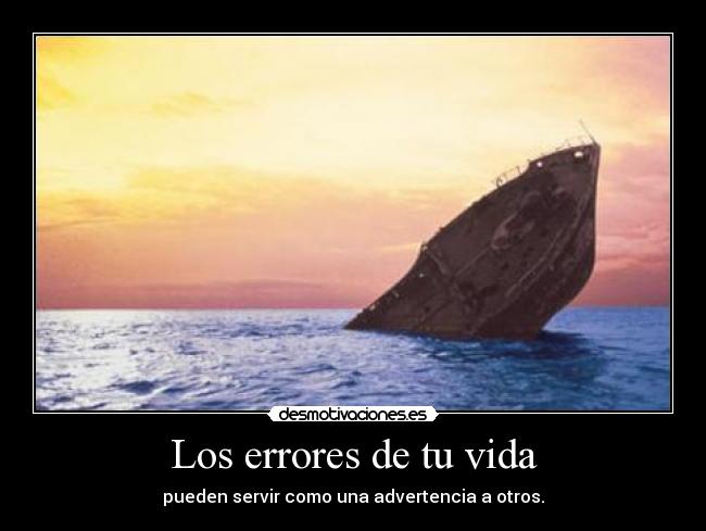 Los errores de tu vida - 