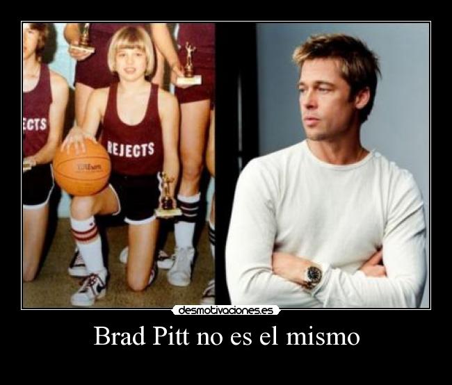 Brad Pitt no es el mismo - 