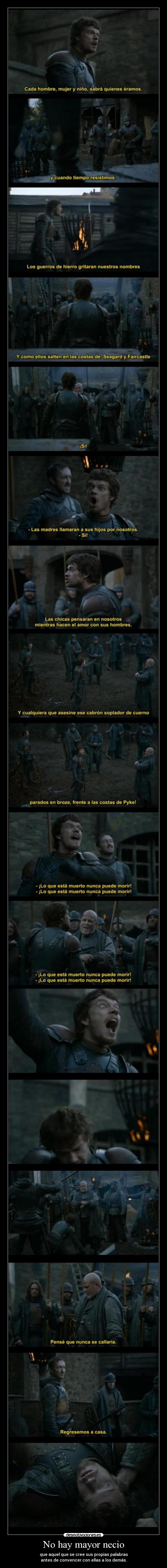 No hay mayor necio -