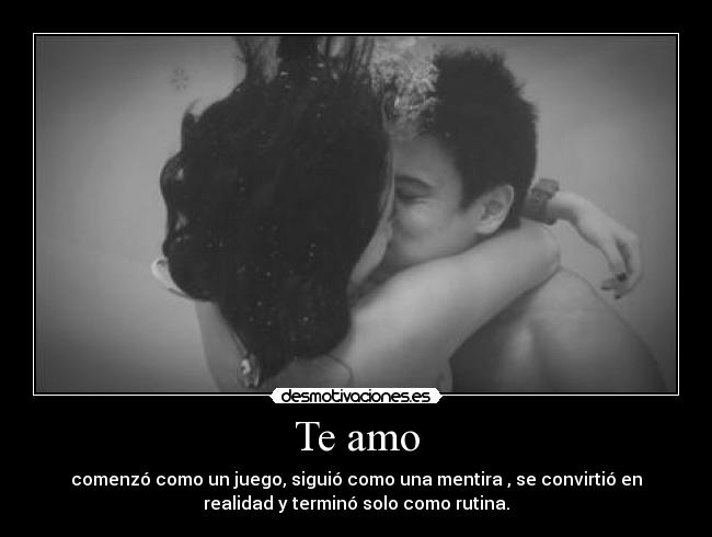 Te amo -