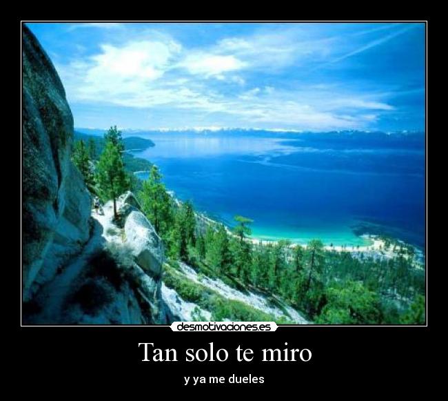 Tan solo te miro - 