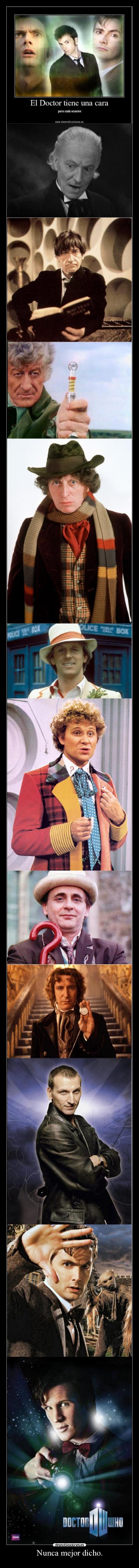 Nunca mejor dicho. - 