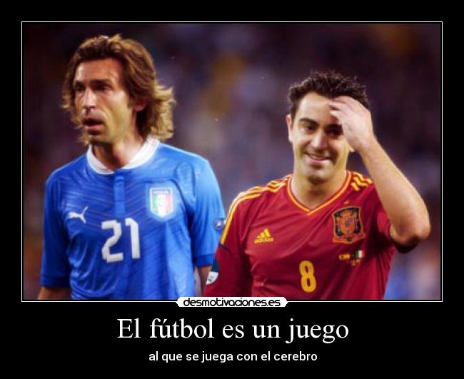 El fútbol es un juego -