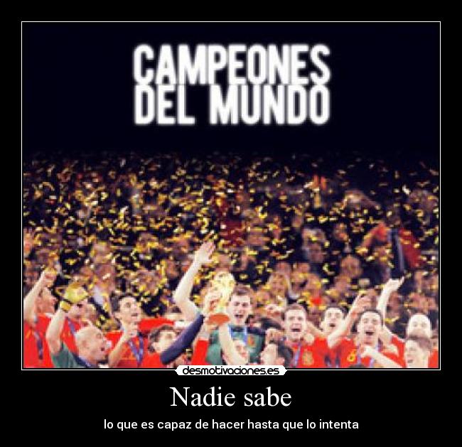Nadie sabe -