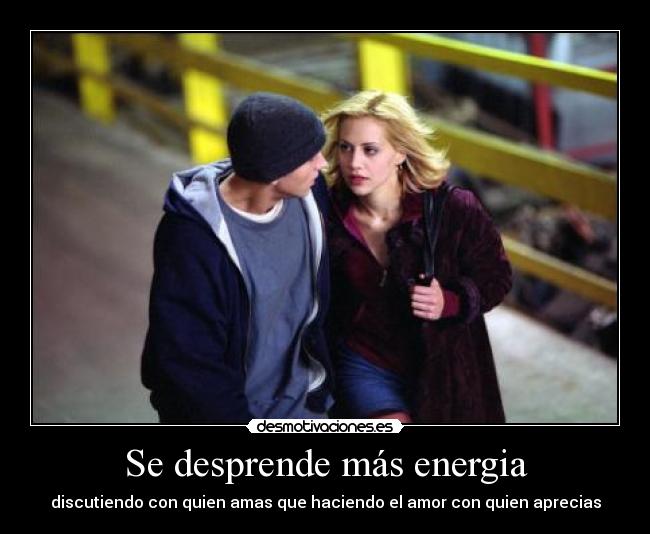 Se desprende más energia - 