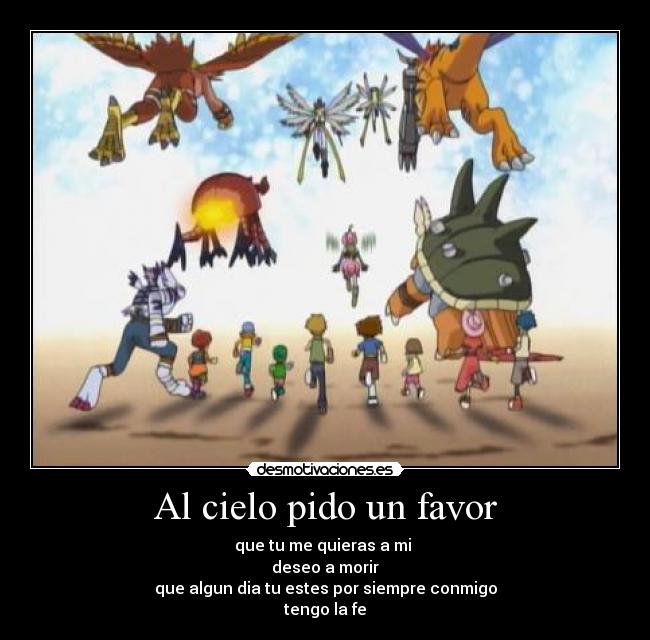 carteles digimon amor taichi matt wargreymon agumon gabumon ending latino angemon adventure desmotivaciones