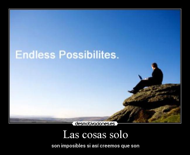 carteles imposible cosas solo desmotivaciones