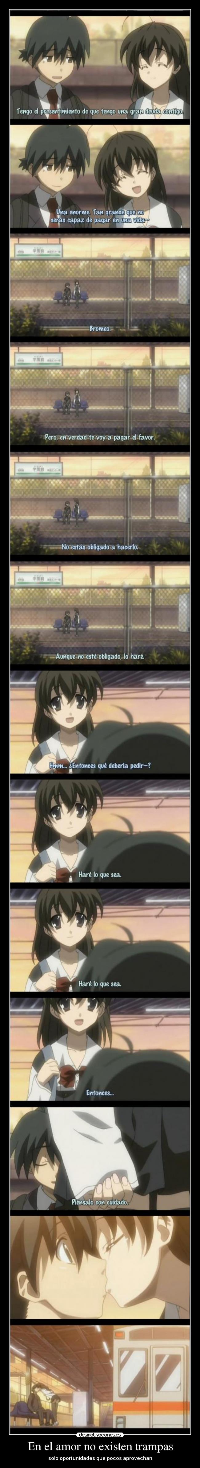 En el amor no existen trampas -