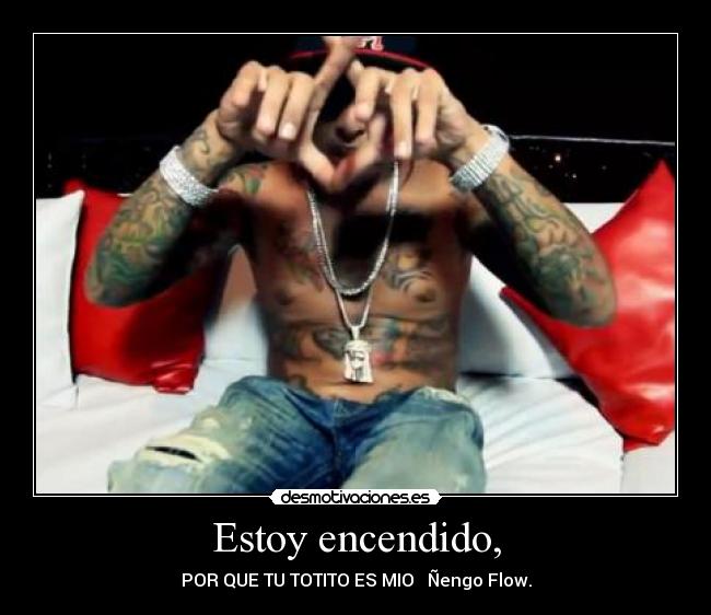 Estoy encendido, - POR QUE TU TOTITO ES MIO♪♪ Ñengo Flow.