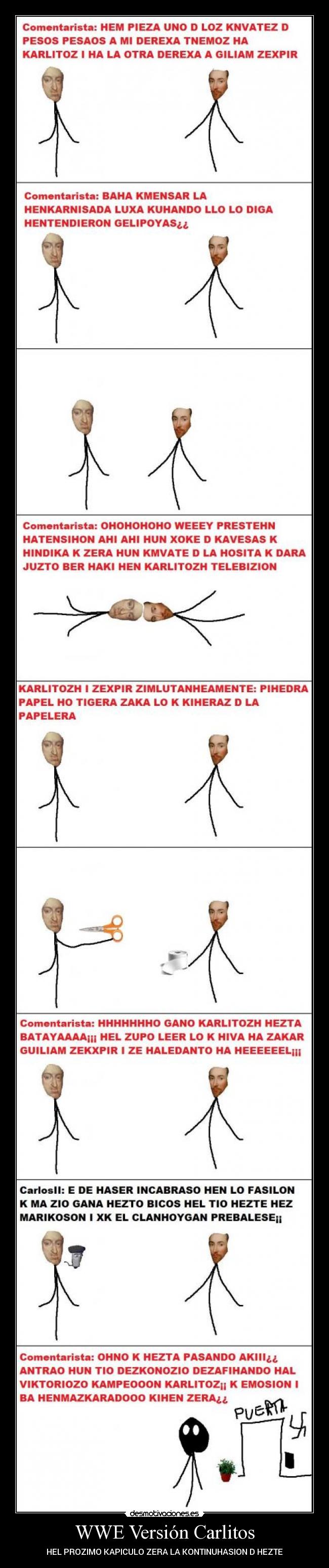 WWE Versión Carlitos -