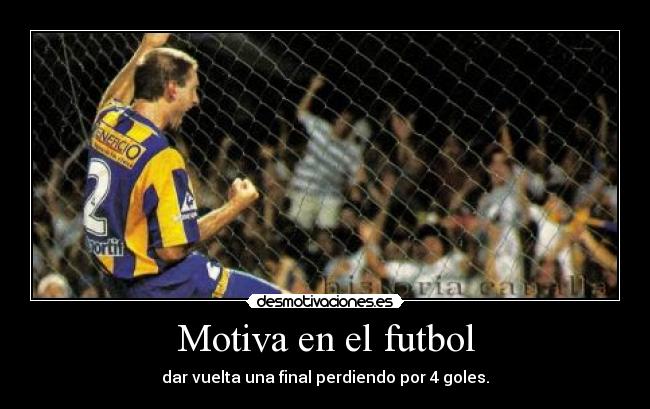 Motiva en el futbol - 