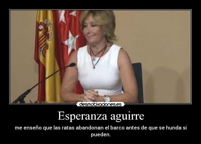 Esperanza aguirre -