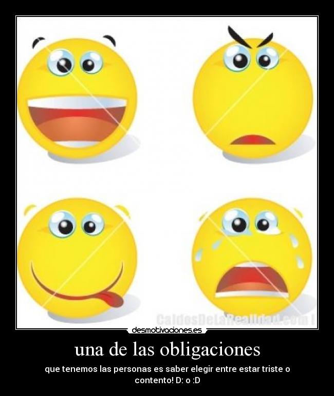 una de las obligaciones -