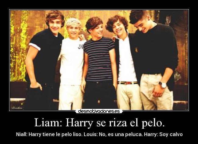 Liam: Harry se riza el pelo. - 