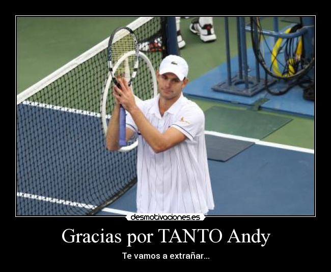 Gracias por TANTO Andy - Te vamos a extrañar...