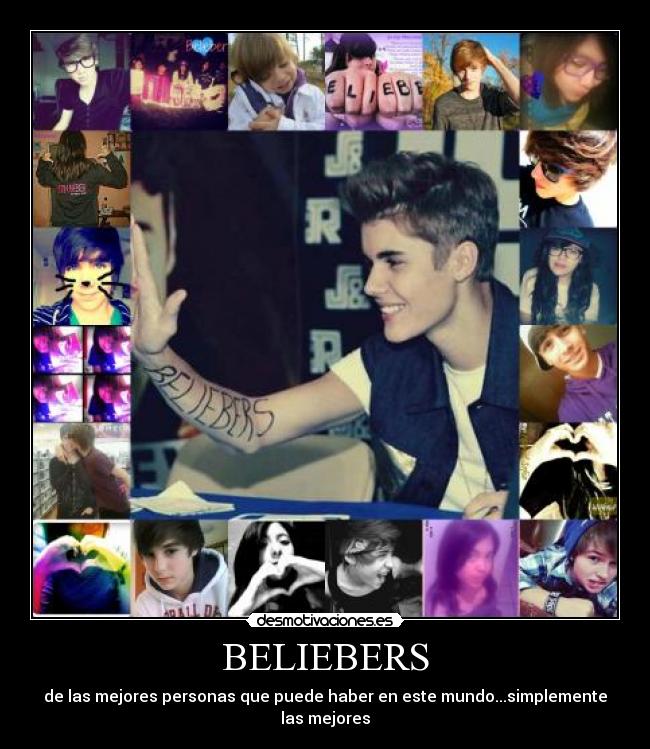 BELIEBERS - de las mejores personas que puede haber en este mundo...simplemente las mejores