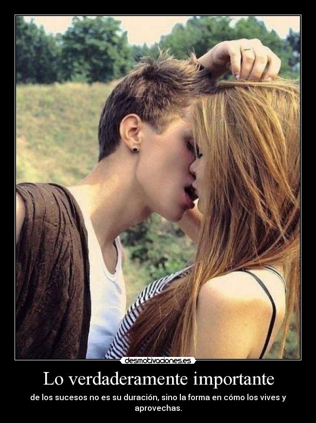 Lo verdaderamente importante -