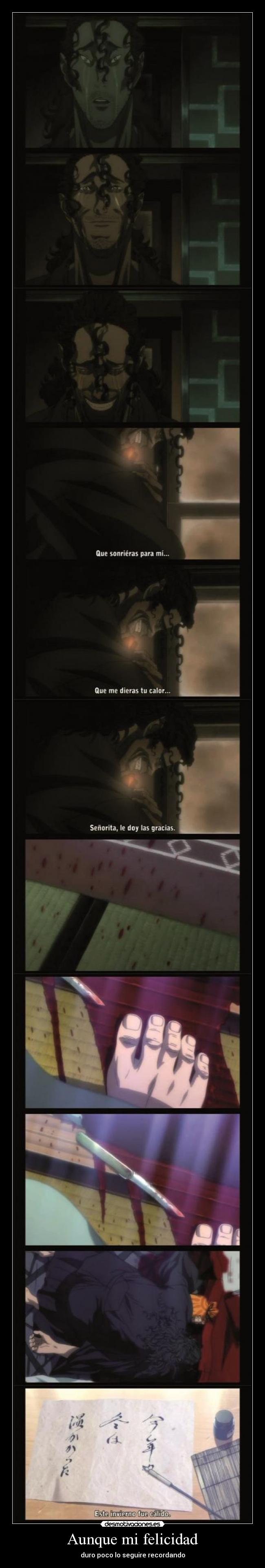 Aunque mi felicidad - duro poco lo seguire recordando