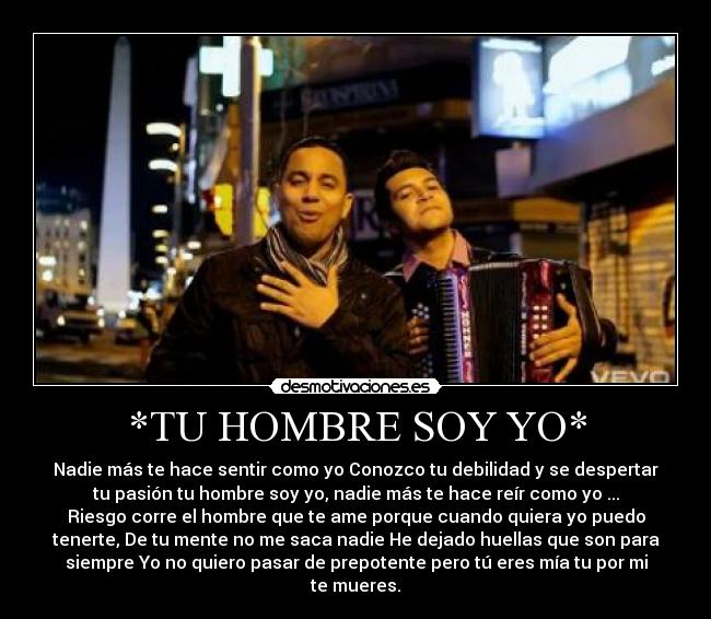 *TU HOMBRE SOY YO* -