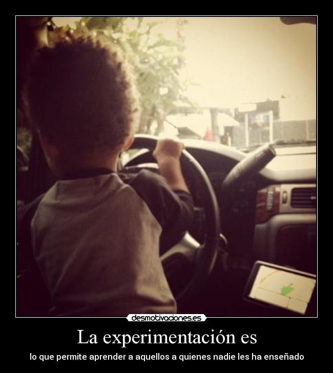 La experimentación es - 